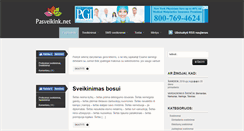 Desktop Screenshot of pasveikink.net
