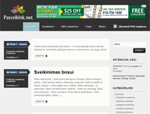 Tablet Screenshot of pasveikink.net
